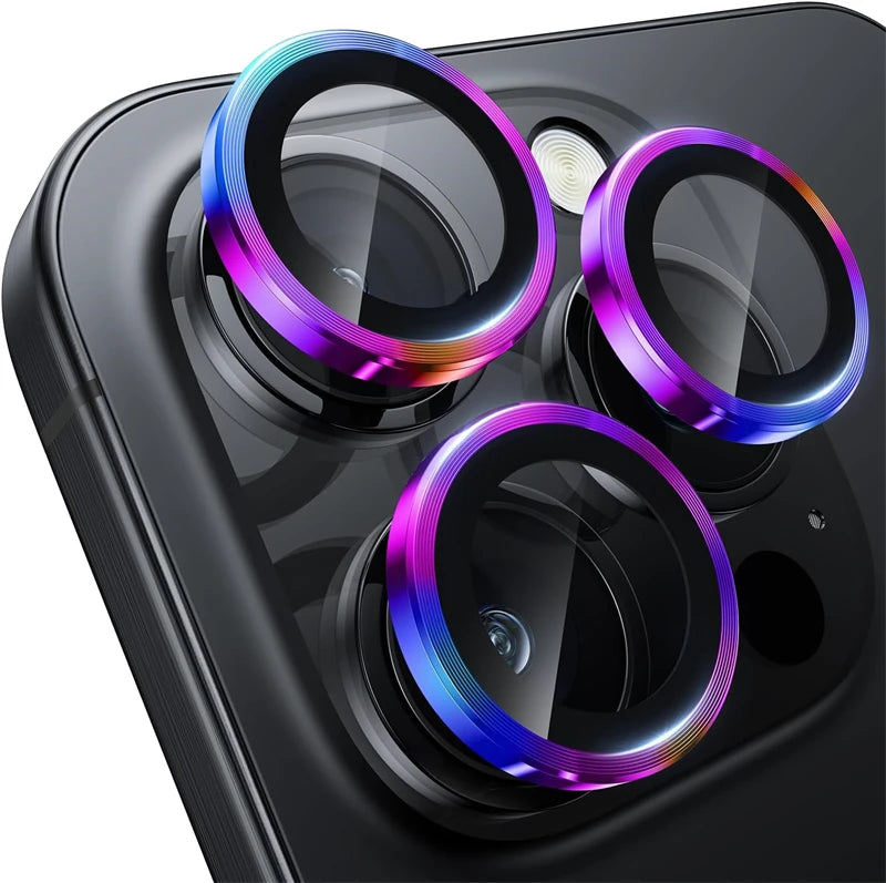 Orange Metal Glass Camera Ziai Protector For IPhone 17 Air 16 15 14 13 Pro Max Plus 17Air 16Pro 17Pro I17 IPones Ring Lens Cover