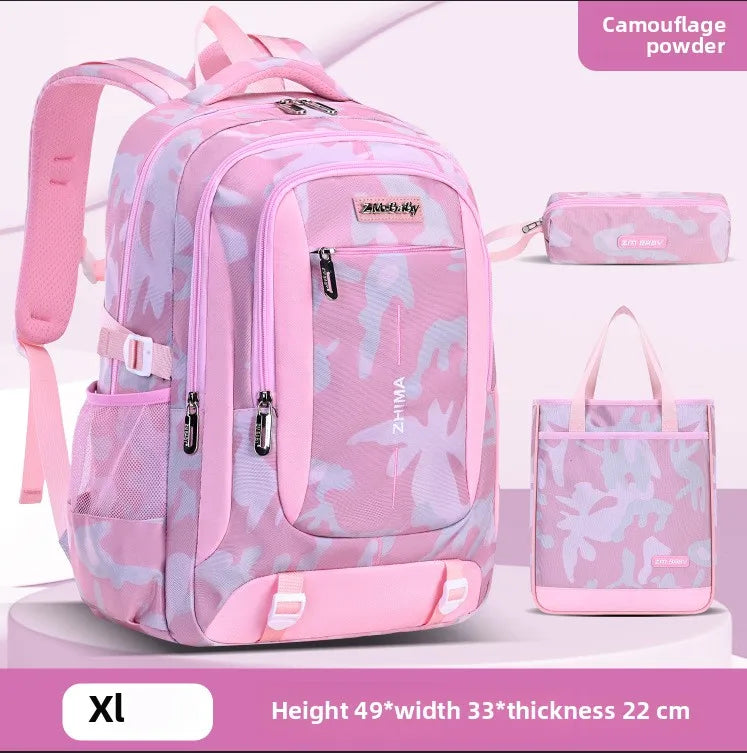 3pcs/set Male Backpacks High School Bags for Women 2026 Boys One Shoulder Big Student Travel Bag Men School Backpack Mochila