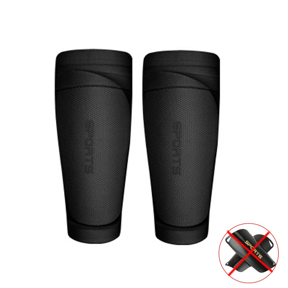 Loogdeel 1 Pair Shin Guard Sleeves Soccer Youth Calf Support Men Kids Football Leg Sleeves Adult Sports Compression Sleeves