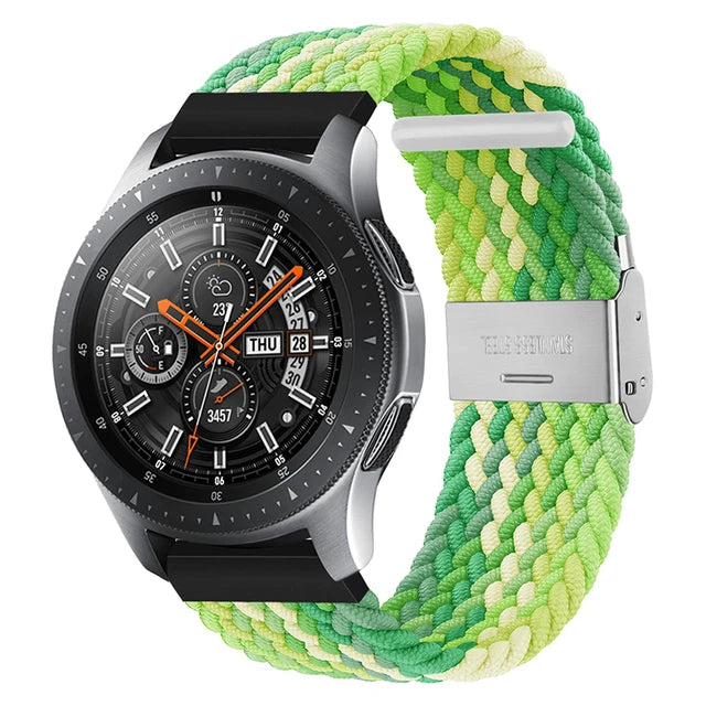 20mm 22mm Nylon strap for Samsung Galaxy Watch 3 42mm 46mm Gear S3 Active 2 Watch Adjustable Bracelet For Amazfit Huawei Correas