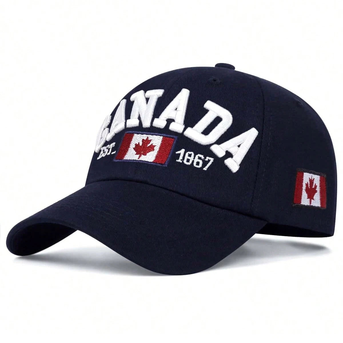 Fashion Cotton Canada Baseball Cap Flag of Canada Hat Snapback Adjuatable Mens Baseball Caps Gorras
