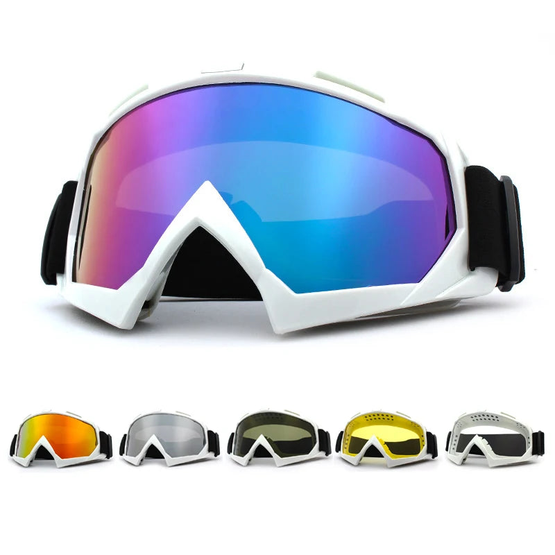 Skiing Goggles Windproof Cycling Motorcycle Goggles Winter Anti-Fog Snowboard Ski Glasses Women Men Ski Mask Goggle Sunglasses