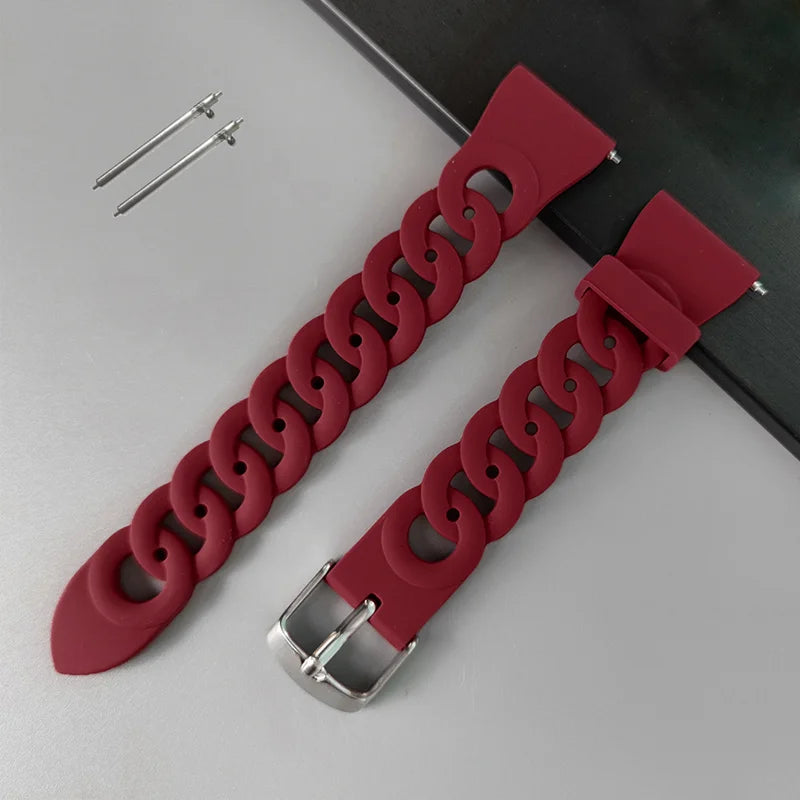 20mm strap For Samsung Galaxy watch 4/4 classic/5 Pro/Active 2/3/Gear S3/amazfit bip 22mm bracelet Huawei watch GT 2/3 Pro band
