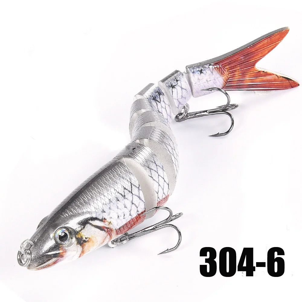 Fishing Lures Multi Jointed Swimbait Crank Bait Slow Sinking Bionic Artificial Bait Freshwater Saltwater Trout Bass Fishing Acce