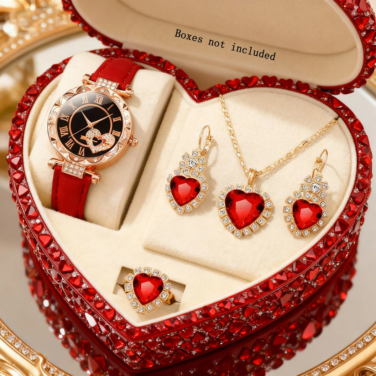 5pcs New Elegant Trendy Fashion Watch, Ideal Gift For Friends & Family For Valentine's Day, Ramadan And Birthdays.