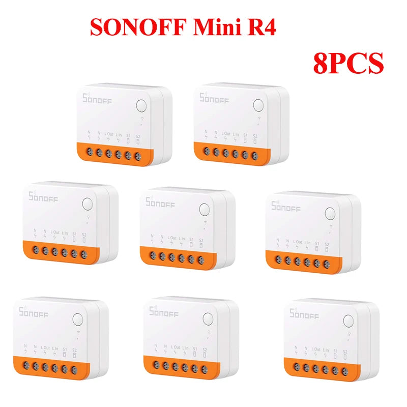 SONOFF Mini R4 Extreme Wifi Smart Switch External Switch Control Detach Relay Smart Home DIY Light Switch Via EWelink APP Alexa