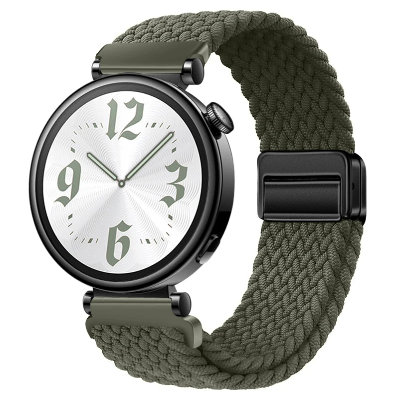 18mm Braided Magnetic Strap For huawei watch GT 5 4 41mm Sport bracelet belt Watchband for HUAWEI watch GT 4/GT 5 pro 42mm band
