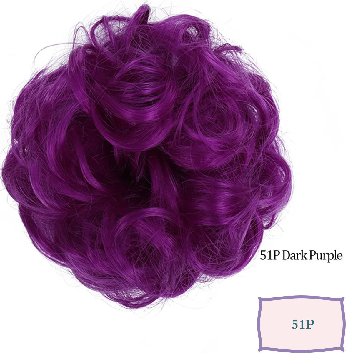 Synthetic Messy Hair Bun Chignon Scrunchies Fake Hair Band Braid Elastic Hairpiece Tail Chignon Donut Updo Hair Pieces for Women