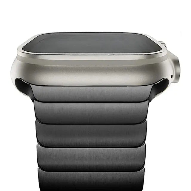 Luxury Stainless Steel Strap For Apple Watch Series 10 9 46mm 45mm 41mm 42 44 40mm Link Bracelet Iwatch Ultra 2 49mm Metal Band