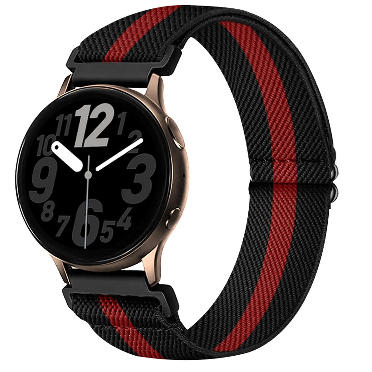 Nylon Band Compatible Elastic Stretch Strap with Adjustable Buckle20mm Replacement Wristband for Samsung Galaxy Watch,Women&Men
