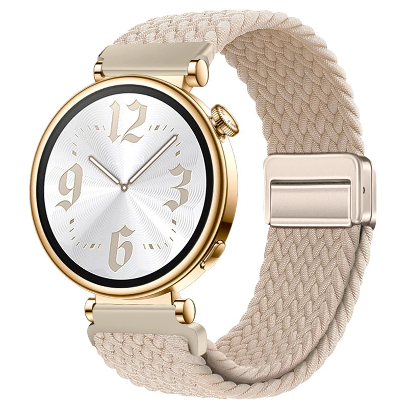 18mm Braided Magnetic Strap For huawei watch GT 5 4 41mm Sport bracelet belt Watchband for HUAWEI watch GT 4/GT 5 pro 42mm band