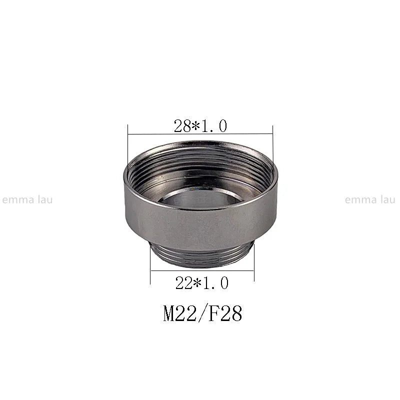 16 17 18 20 21 22 23 24 25 30mm Turn 22 Faucet Aerator Adapter Water Purifier Fittings Brass Kitchen Faucet Plumbing Accessories