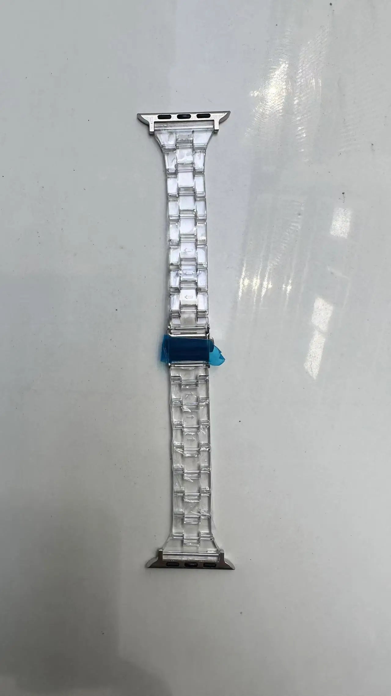 Slim Transparent Strap for Apple Watch Band 9 8 7 6 5 43 SE Ultra 49MM 45mm 42MM 38MM 44MM 40MM rainbow color Bracelet on iWatch