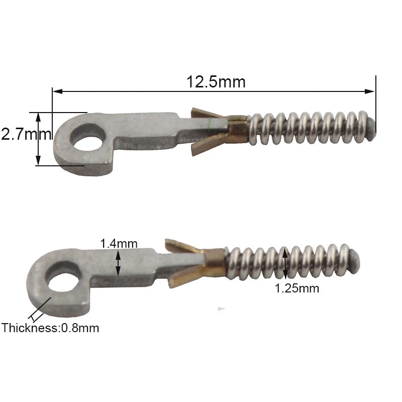 1800pcs Eyeglasses Spring Insert Glasses Repairing Flex Temples Optical Frame Broken Replacement Accessory