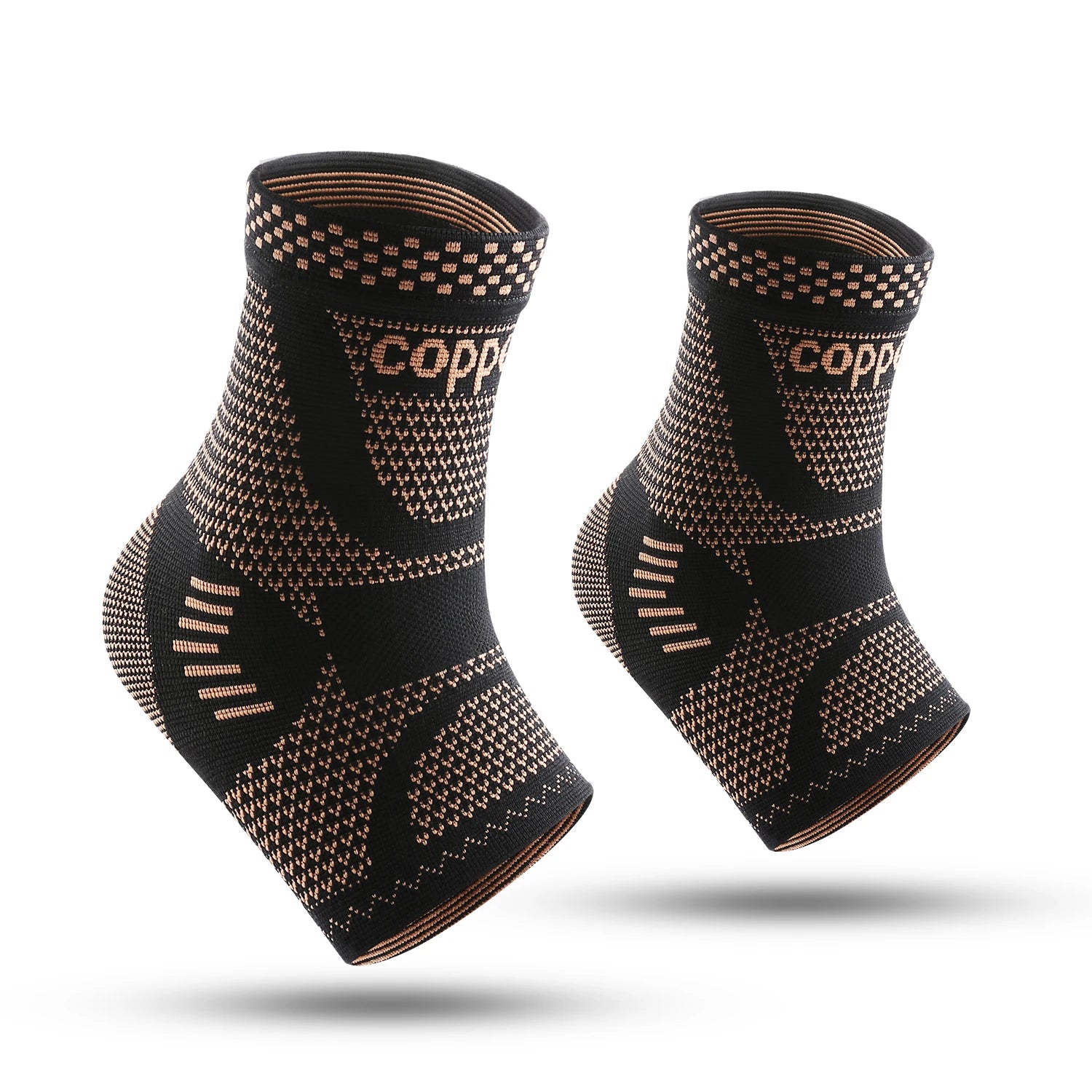 Copper Ankle Brace,Infused Ankle Support Compression Sleeve for Men Women,for Foot Pain,Sprained Ankle,Recovery,sports