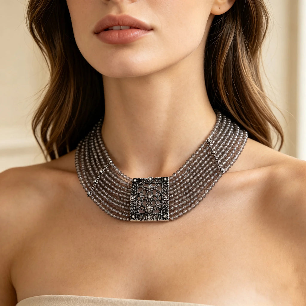 Bohemia Multi-layer Imitation Pearls Choker Necklaces for Women Fashion Jewelry Bridal Wedding Party Accessories 2026