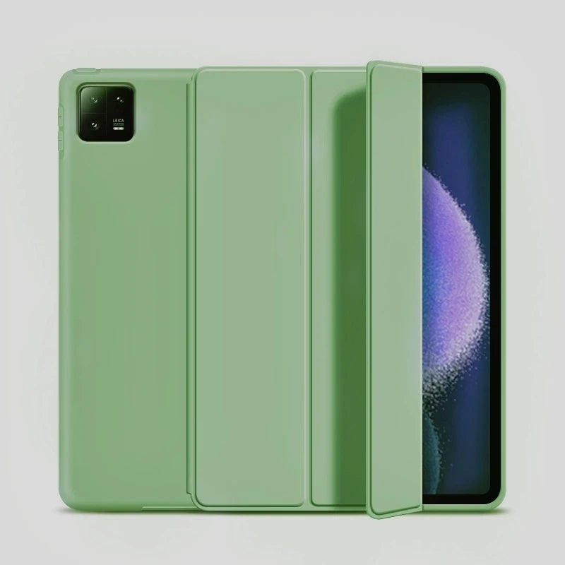 Smat Case For Xiaomi Pad 6 2023 11 inch PU Leather Tri-folding Magnetic Cover Funda For Xiaomi Mi Pad 6 MiPad 6 Pro 2023 Case