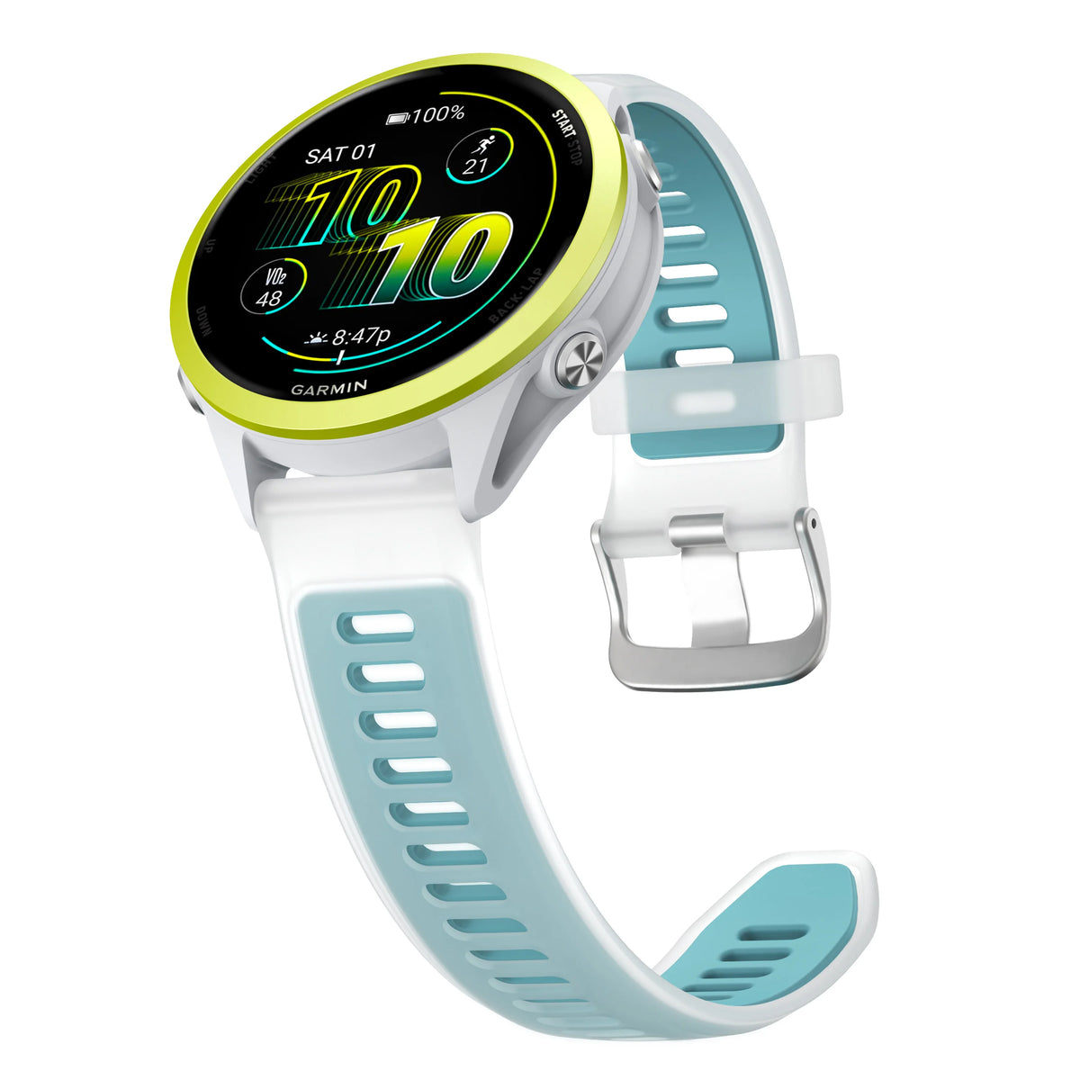 18/20/22mm Silicone Strap for Garmin Forerunner 170 70 165 265 55 245 570 47/42mm Bracelet Garmin Venu 4 45/41mm/Active 6 5 Band