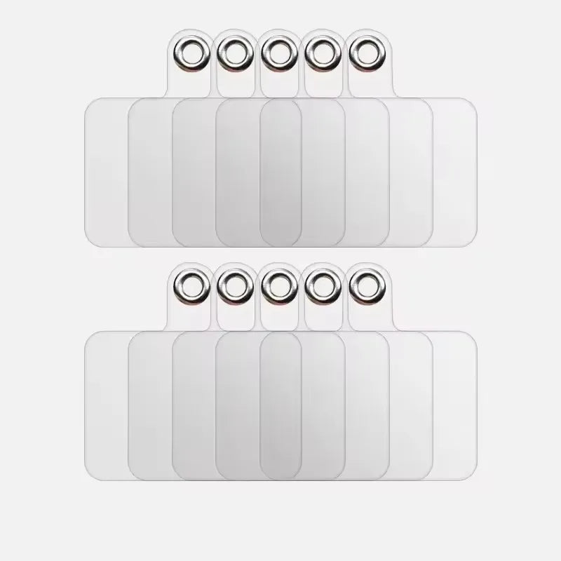 Transparent Matte Flexible Phone Lanyard Card Mobile Phone Universal Tether Tabs Hole Hanging Strap Patches Cord Clips Gasket