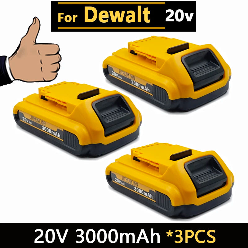New High-Power for DEWALT 20V/60V Battery DCB200 DCB205 DCB206 * Power Tool 18V Battery 3AH 8AH 12AH 18AH Batteries DCD805