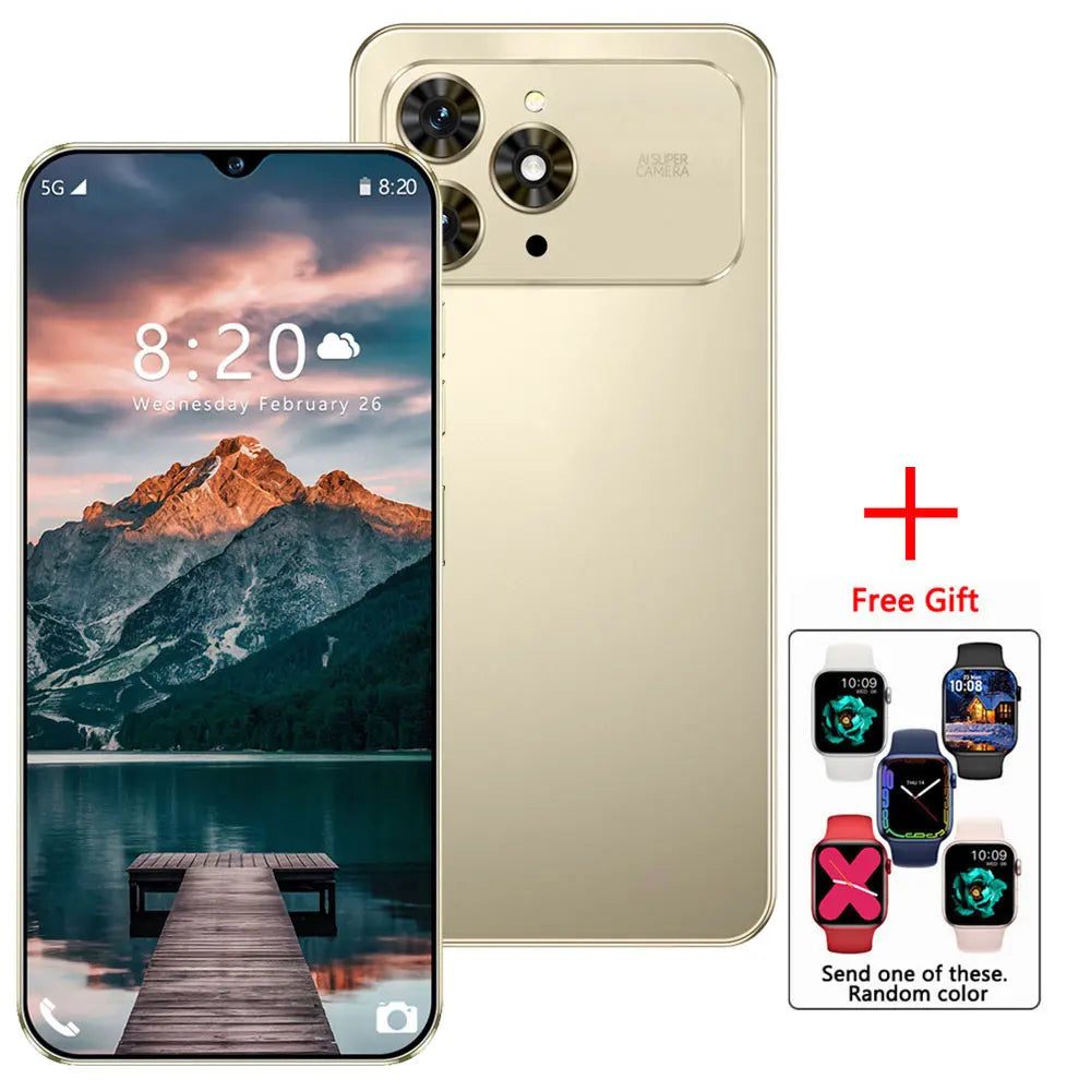 2026 NEW For i17 Pro Max Smartphone Original 7.0HD Cellphones 5G Dual Card Mobile Phones 8000mAh Android 15 Unlocked Cell Phone
