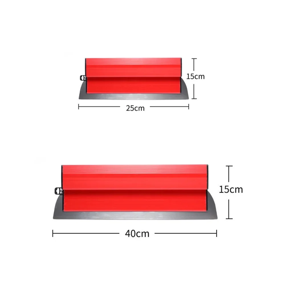 1-4PCS 25cm/40cm Stainless Steel Scraper for Wall Plastering Leveling Tool Putty Knife Wall Finishing Trowel Home Accessories
