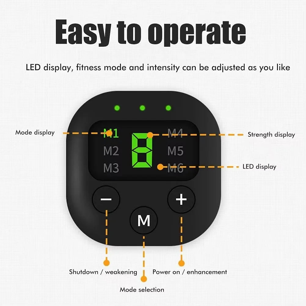 Microcurrent Intelligent Massage Pants EMS Muscle Stimulation Massage Weight Loss Leg Shaping Shorts Slimming Yoga Pants USB