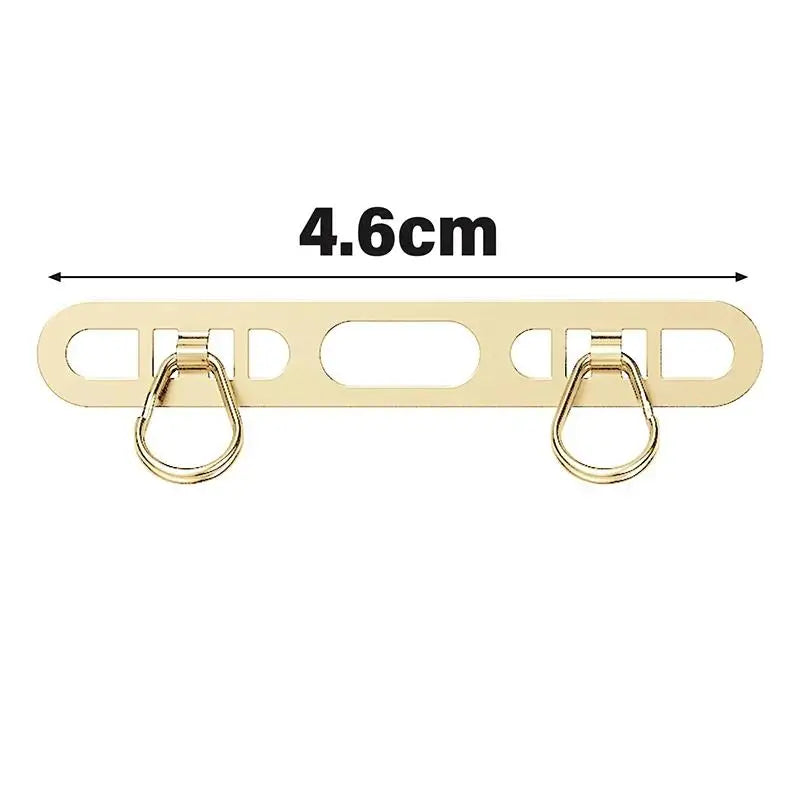 Ultra Thin Metal Phone XYun Lanyard Gasket Patch Stainless Steel Sturdy Hanging Cord Clips Cellphone Safety Connecter Accessorie