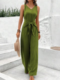 Solid Casual Slim Overalls Jumpsuits For Women Summer Women's Elegant Long Overalls Jumpsuit Rompers Female Bodysuit Clothing