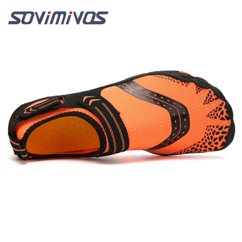 Unisex Swimming Water Shoes Men Barefoot Outdoor Beach Sandals Upstream Aqua Shoes Plus Size Nonslip River Sea Diving Sneakers
