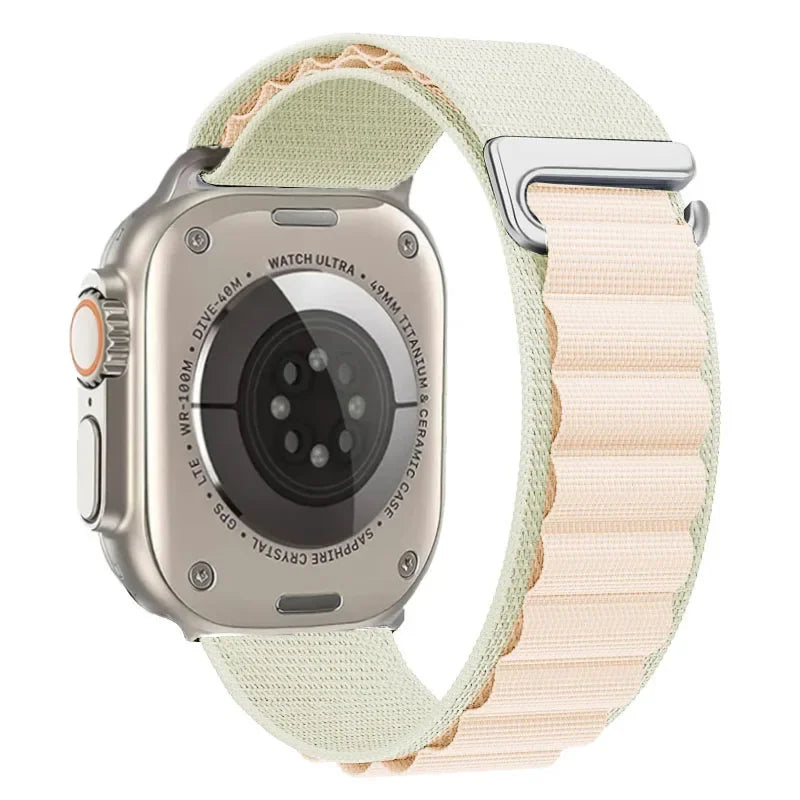 Alpine Loop Strap For Apple Watch Ultra 3 Band 49mm 11 10 9 8 7 46mm 42mm 45mm 41mm Nylon Sport Bracelet iWatch 6 5 SE 44mm Belt