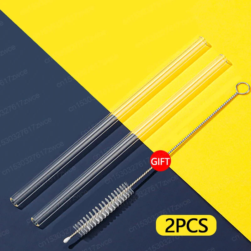 30cm Replacement Long Transparent Straw Compatible with Stanley 40/30 oz Cup Tumbler,for Stanley Clear Straws With Brush ﻿
