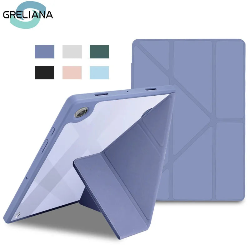 Multi-fold Smart Cover For Samsung Tab A11 A9 Plus 11 Case Galaxy Tab S10 S9 S7 FE S8 Plus 10.9 11 13.1 12.4  S6 lite 10.4 Funda