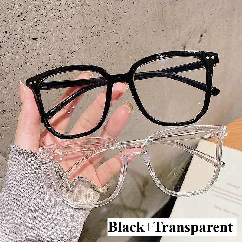 2/3pcs Unisex Square Frame Anti Blue Light Glasses Blocking Glasses - Stylish Campus Look, Face-Flattering Optical Eyewea