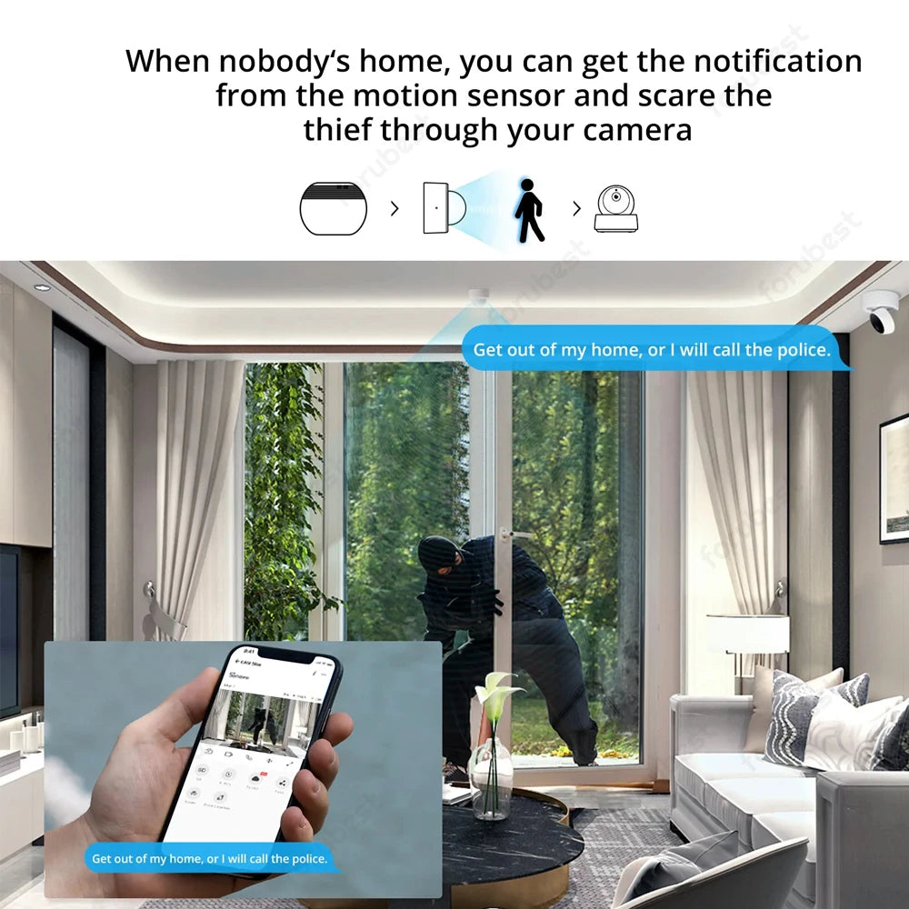 Ewelink Zigbee 3.0 Mini PIR Motion Sensor Human Motion Infrared Detector Home Security Alarm Works With Alexa Google Zigbee2MQTT