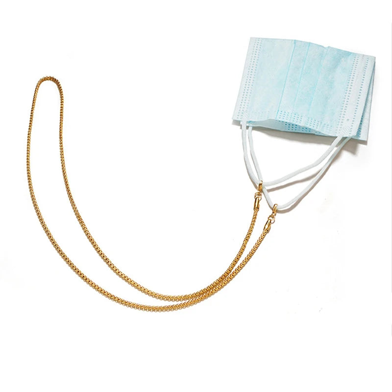 Fashion Reading Glasses Chain for Women Metal Sunglasses Cords Eyeglass Lanyard Hold Straps Eyewear Retainer