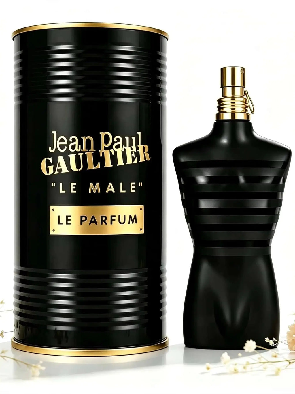 Jean Paul Gaultier Le Male Le Parfum EDP Intense 125ML Perfume For Men Deep Warm Vanilla Cardamom Woody Oriental Aroma Long Lasting Unique Matte Black Torso Shaped Bottle With Gold Cap Complete Brown Cylinder Box Dating Club