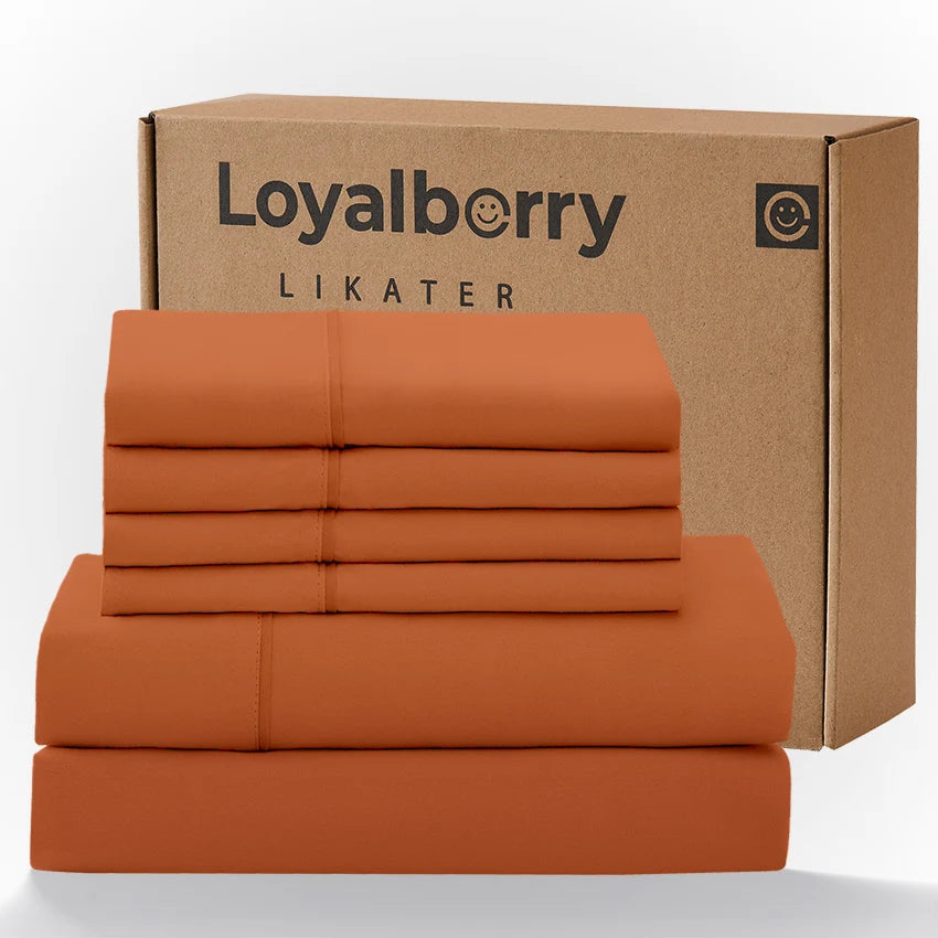 Cool & Soft Queen Size 4-Piece Bedding Set, Double-Sided Brushed Fabric, Easy Care Deep Pocket Fitted Sheet Fits Mattresses Up to 18 Inches, for Bedroom & Hotel Use, Local Warehouse Shipment, Ideal Holiday Gift