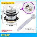 Brass Pop Up Drain Stopper Waste Filter Strainer Hair Catcher Bath Sink Deodorant Sewer Drainage Water Hose Bathtub Accessories
