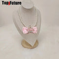 Subculture Spice Y2K Harajuku Gothic Mars Gal Women Gorgeous Crown Pearl Party Lolita Cosplay Punk Necklace Girl Collar