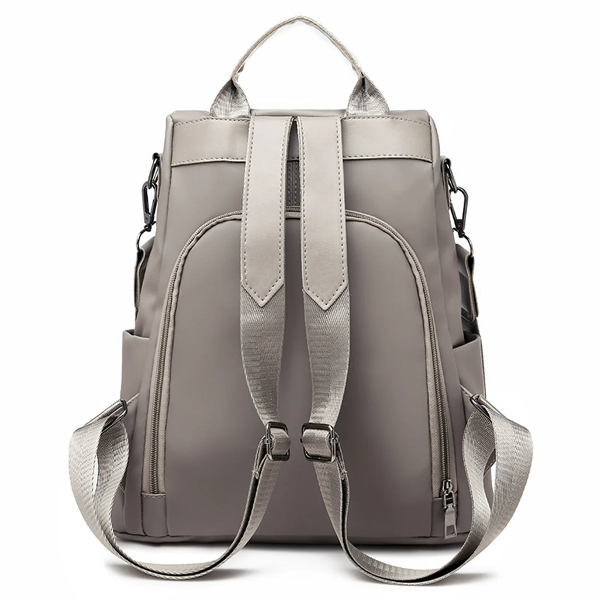 Luxury Women Backpack Casual Black/Khaki/Rose Red School Bag for Girls Detachable Strap Travel Shoulder Bag Mochila Rucksack