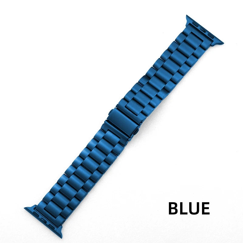 Stainless steel Strap For Apple Watch band UItra 49mm 9 8 7 45mm 41mm metal belt on Iwatch series 6 5 4 SE 3 44mm 42mm 40mm 38mm
