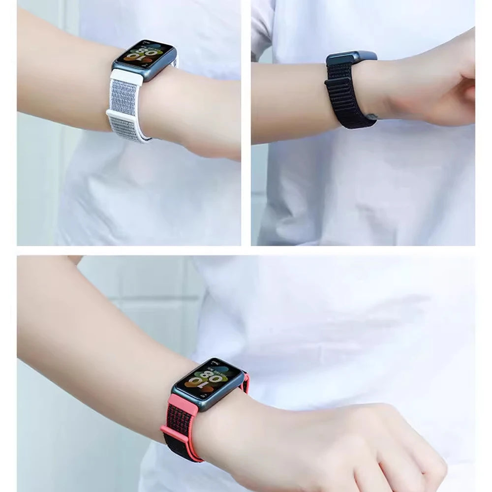 Strap For Huawei band 9/8/7 correa smart watch accessories replacement belt Nylon sport wrist watchband bracelet Huawei band 9