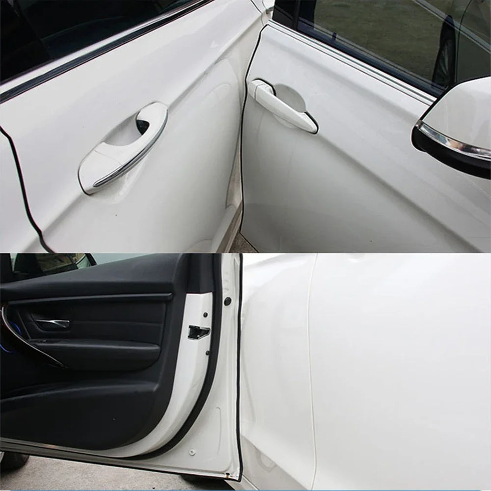 Universal Car Door Edge Styling Moulding Trim Rubber Anti‑Scratch Protection Guards WORLDKPI