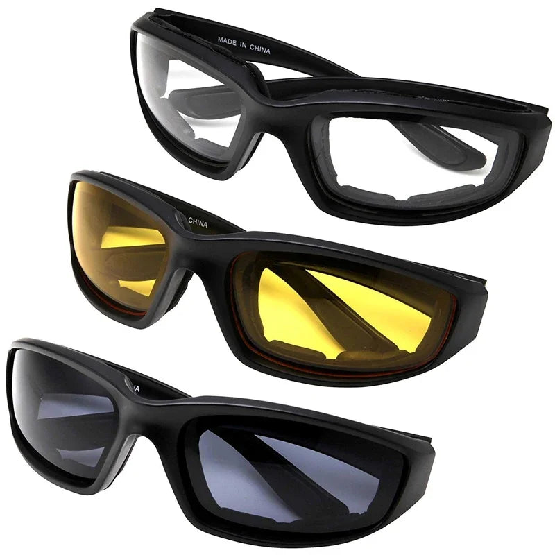 Outdoor UV Protection Goggles Padded Goggles Anti-UV Unisex Sports Sunglasses Eyewear Motorcycle Riding Glasses for Adventurers