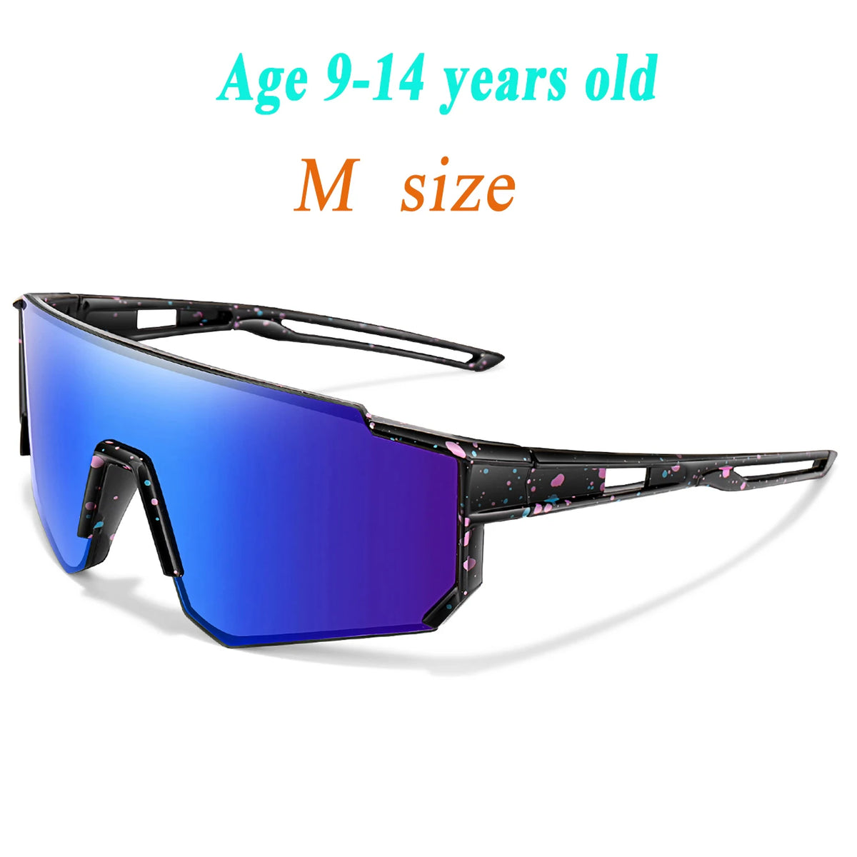 3-14 Year Old Children Baseball Sunglasses Kids Boys Girls M Size Youth BicycleUV400 Outdoor Sports Camping Mtb Bike Eyewear