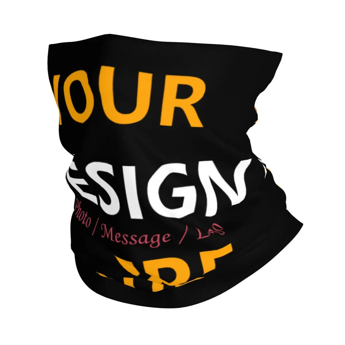 Custom Personalized Custom Photo Logo Neck Gaiter Women Men UV Protection Winter Customized DIY Print Bandana Scarf for Cycling