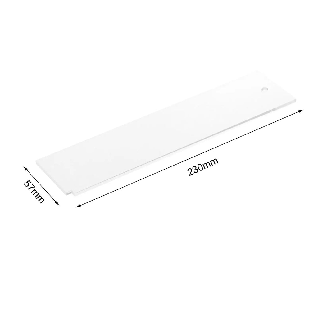 Snowboard Wax Remover Rectangle Clear Ski Wax Remover for Single and Double Board Waxing Snowboard Tuning Snowboarding Wide Ski