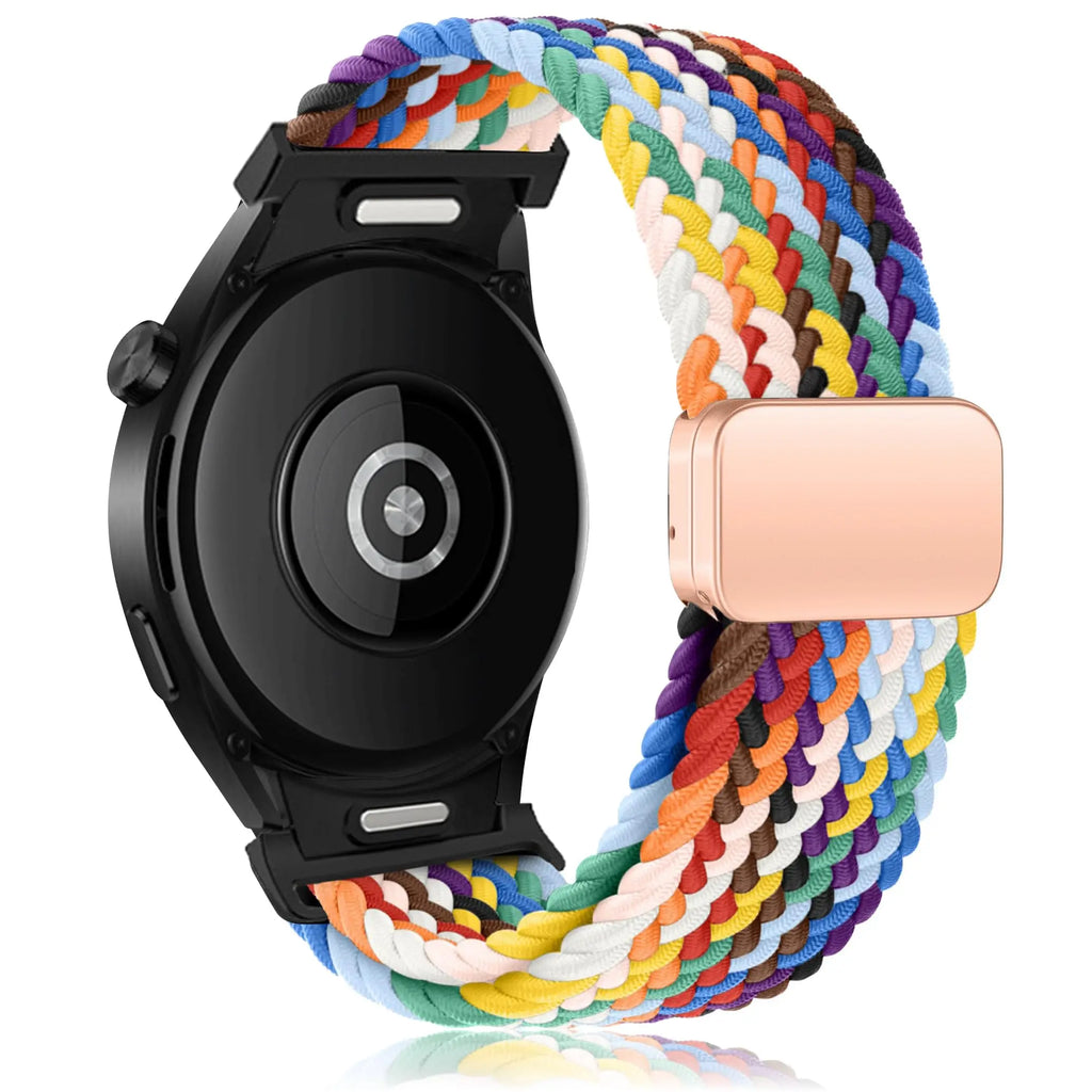 No Gaps Band For Samsung Galaxy Watch 6 4 classic/5 pro 47mm 43mm 44mm 40mm magnetic Braided bracelet Galaxy watch6 watch4 strap
