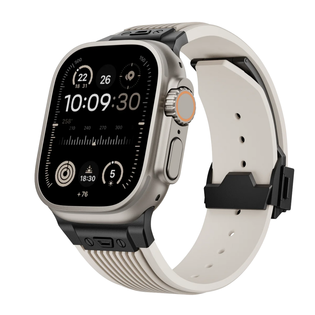 Silicone Sports Strap for Apple Watch Ultra 2/1 49mm Series 9 8 7 45mm 44mm Rubber Band for IWatch 6 5 4 3 Se 44mm 42mm Bracelet